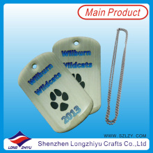 Custom Logo Hot Sale Dog Tags with Epoxy of Paw